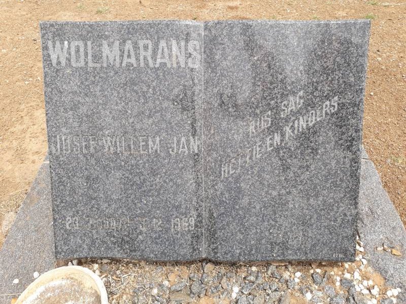 WOLMARANS Josef Willem Jan 1907-1969