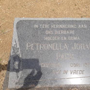 ? Petronella Johanna -19?3