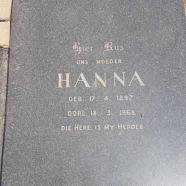 ? Hanna 1897-1968