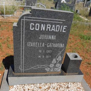 CONRADIE Johanna Izabella Catharina 1927-1977