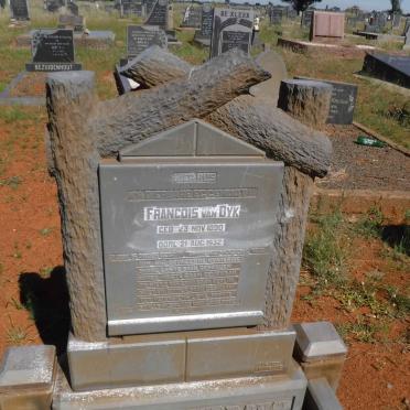 DYK Francois, van 1890-1932