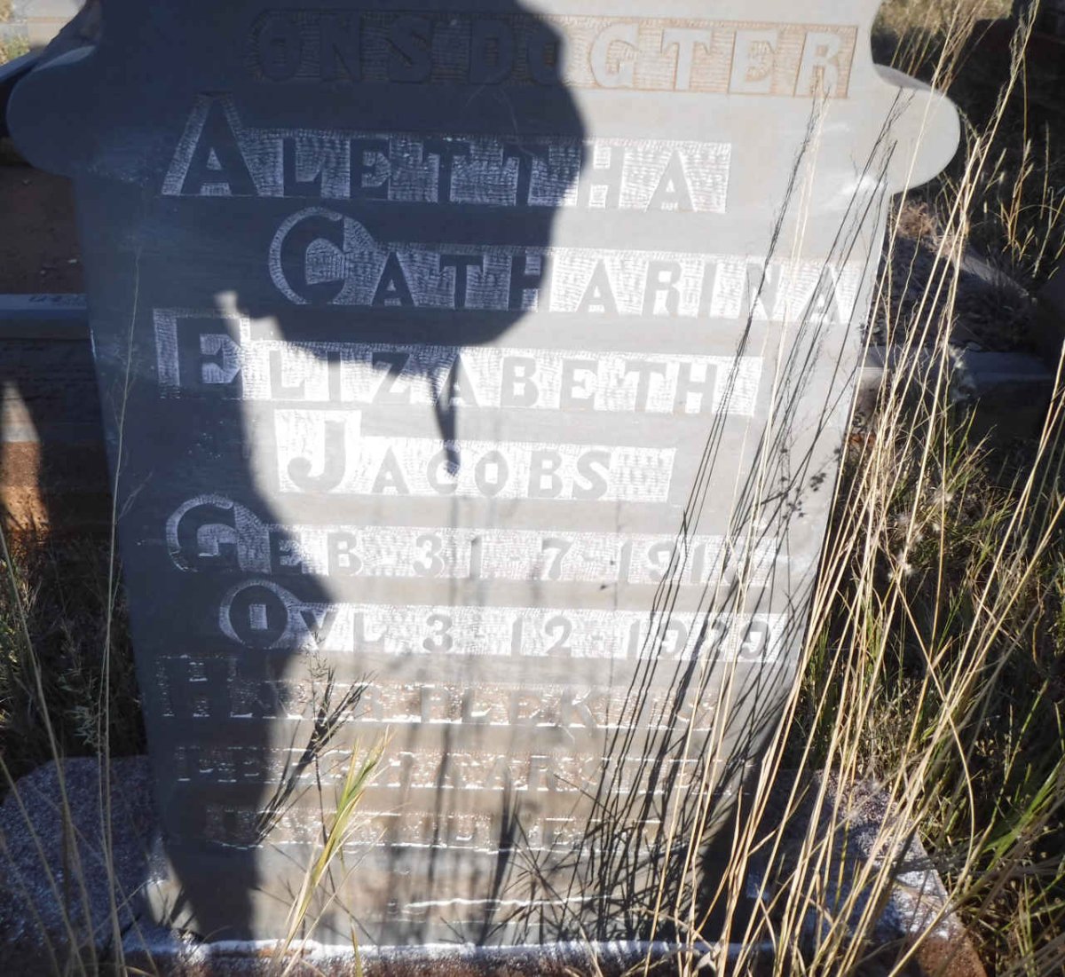 JACOBS Alettha Catharina Elizabeth 1915-1929