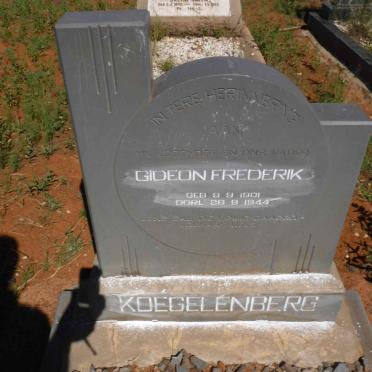KOEGELENBERG Gideon Frederik 1901-1944