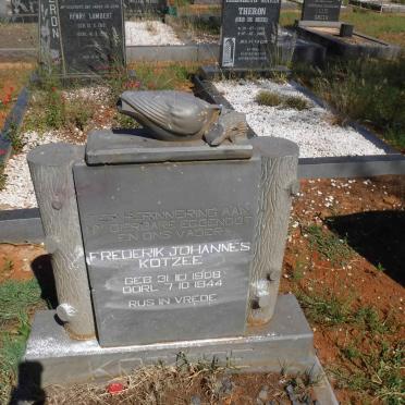 KOTZEE Frederik Johannes 1908-1944