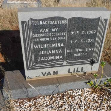 LILL Wilhelmina Johanna Jacomina_ van 1902 - 1975