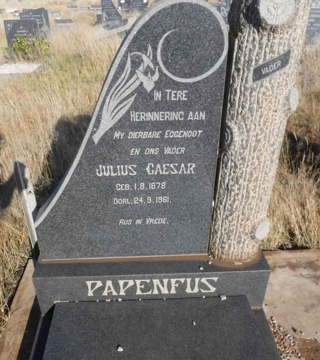 PAPENFUS Julius Caesar 1878-1961