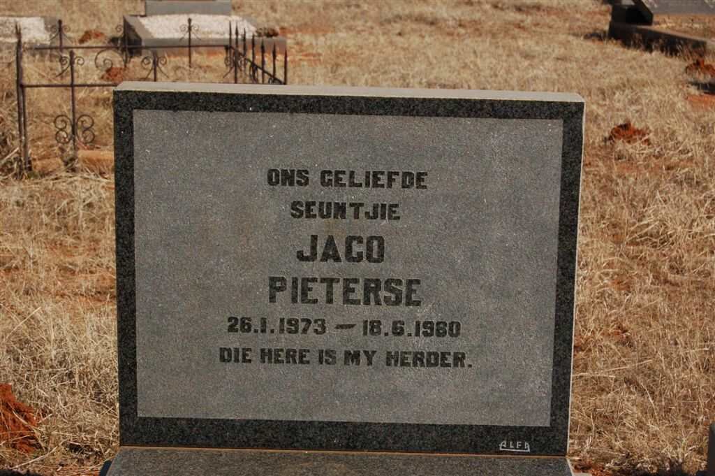 PIETERSE Jaco 1973-1980