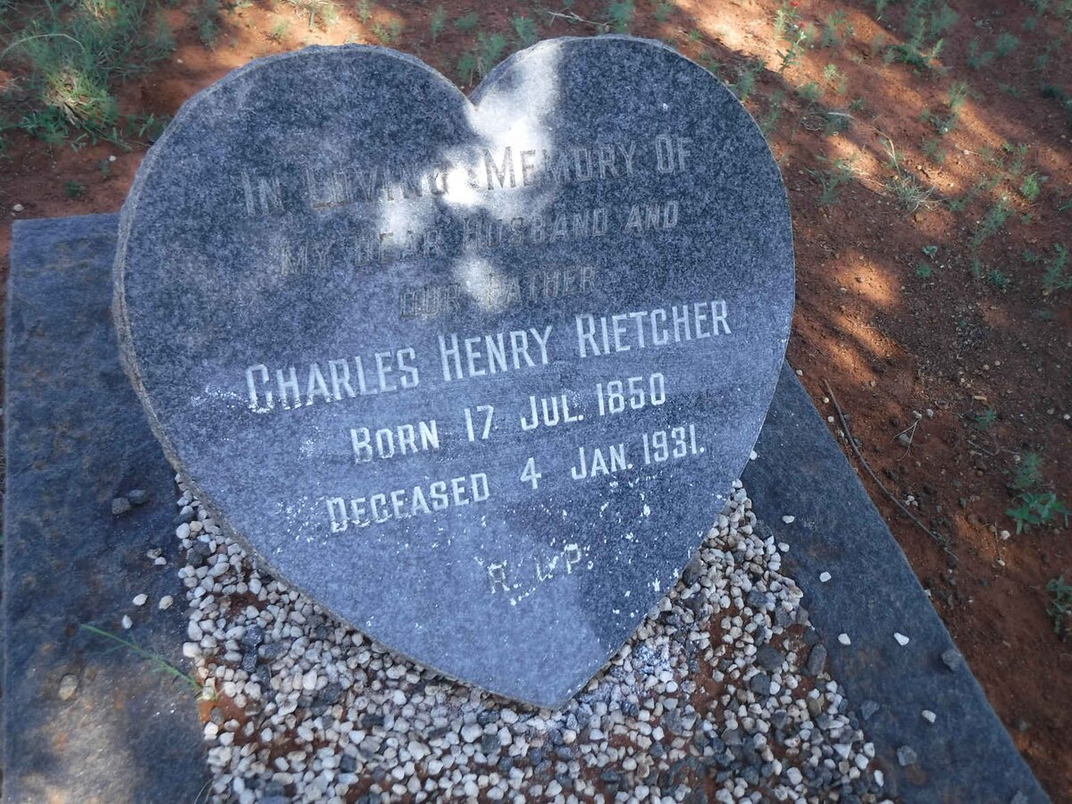 RIETCHER Charles Henry 1850-1931