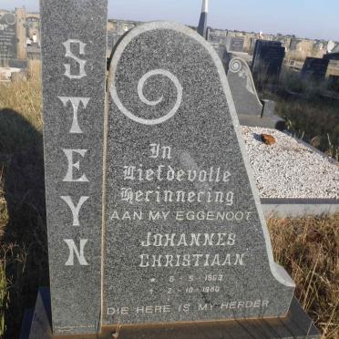 STEYN Johannes Christiaan 1903-1980