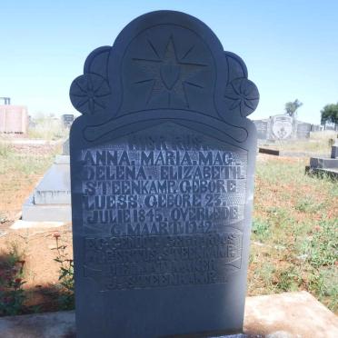 STEENKAMP Anna Maria Magdelena Elizabeth nee LUESS 1845-1942