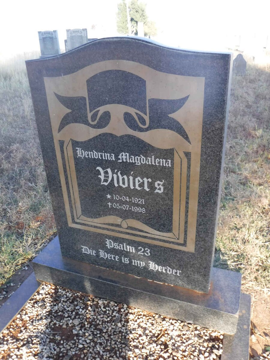 VIVIERS Hendrina Magdalena 1921-1998