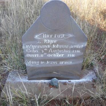 WAAL Wynnande Johnna, de 1916-1916