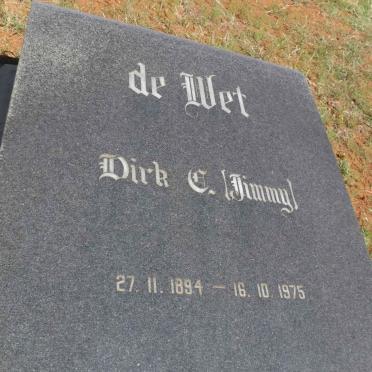 WET Dirk C., de 1894-1975