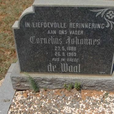 WAAL Cornelius Johannes, de 1888-1969 &amp; Wilhelmina Gertruida VON BARGEN 1887-1967