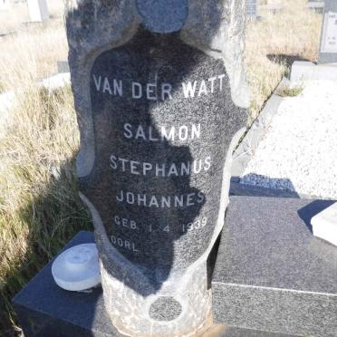 WATT Salmon Stephanus Johannes, van der 1939-