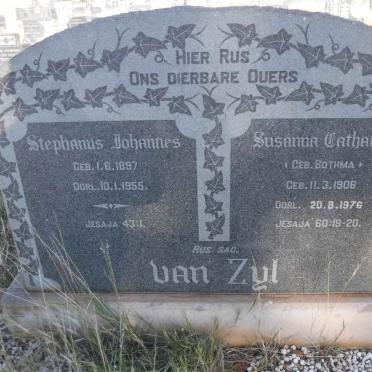 ZYL Stephanus Johannes, van 1897-1955 &amp; Susanna Catharina BOTHMA 1906-1976
