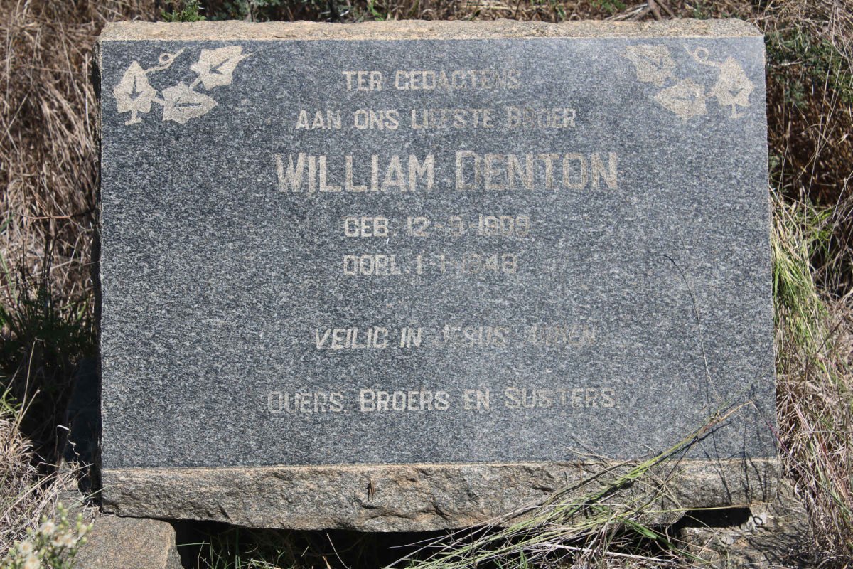 DENTON William 1909-1948