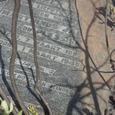 PLESSIS Marthinus Jacobus, du 1885-1945