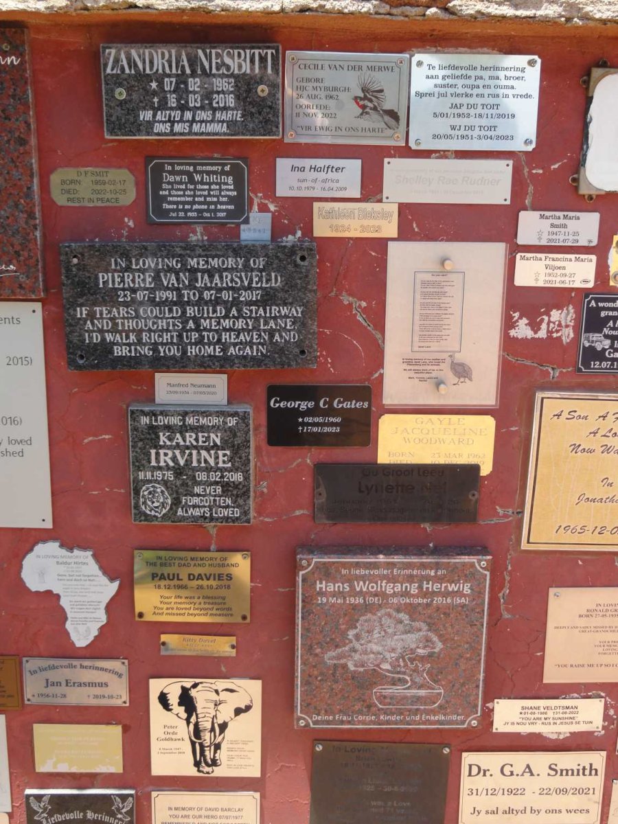 09. Memorial Wall - see names