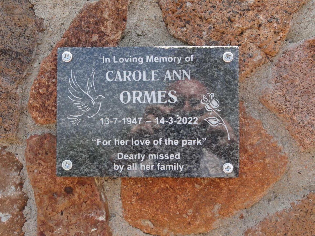 ORMES Carole Ann 1947-2022