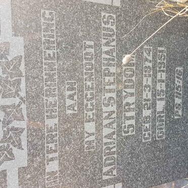 STRYDOM Adriaan Stephanus 1874-1951