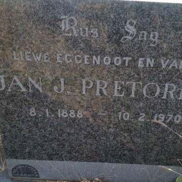 PRETORIUS Jan J. 1888-1970