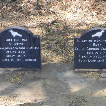 CUNNINGHAM Ronald Gordon 1940-1940 :: CUNNINGHAM Colin Gordon 1945-1945