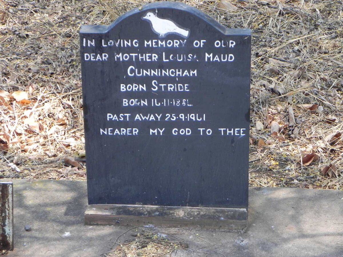 CUNNINGHAM Louisa Maud nee STRIDE 1884-1961