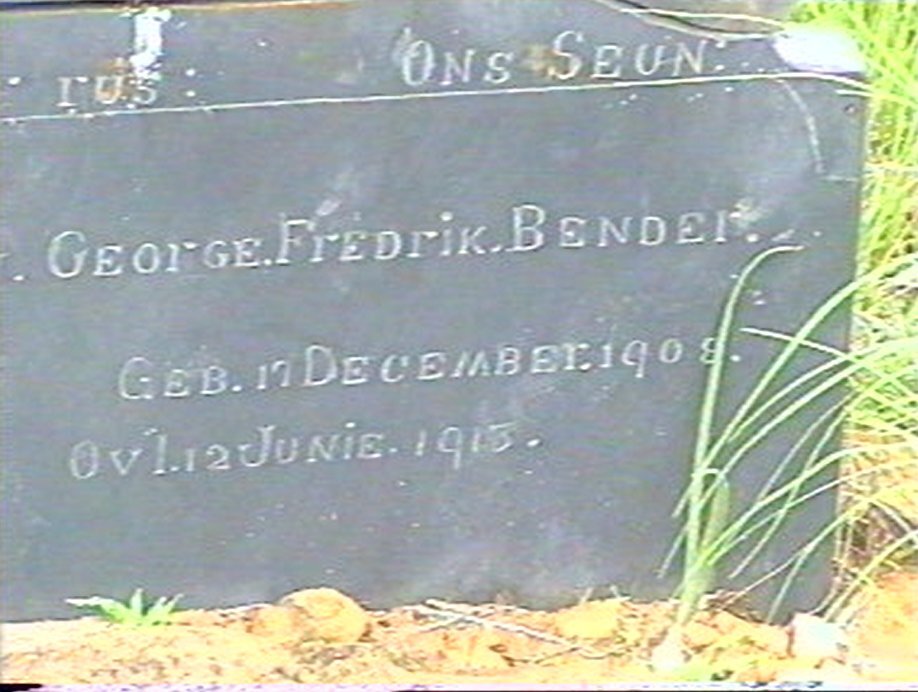 BENDER George Fredrik 1908-1913
