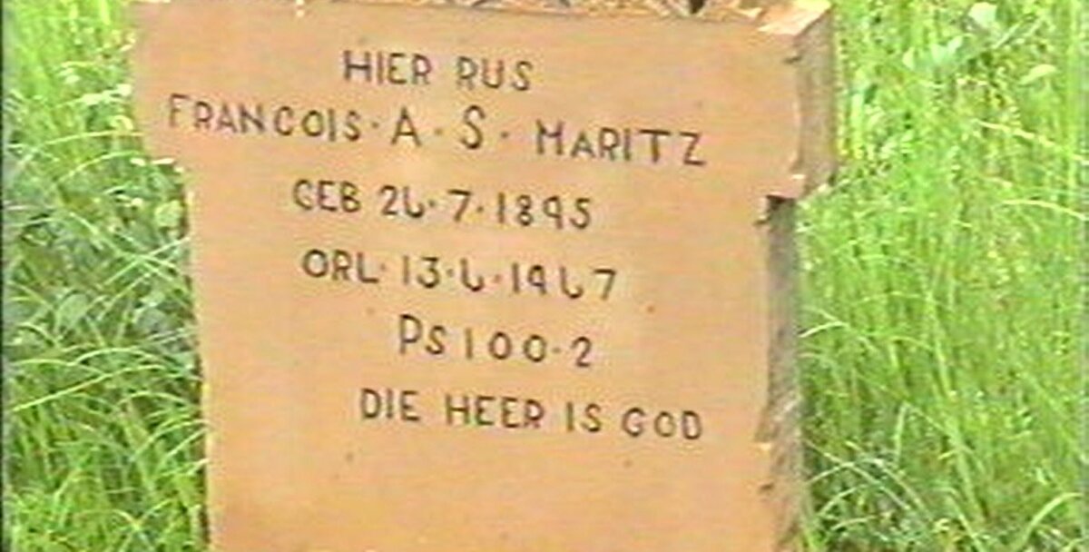 MARITZ Francois A.S. 1895-1967