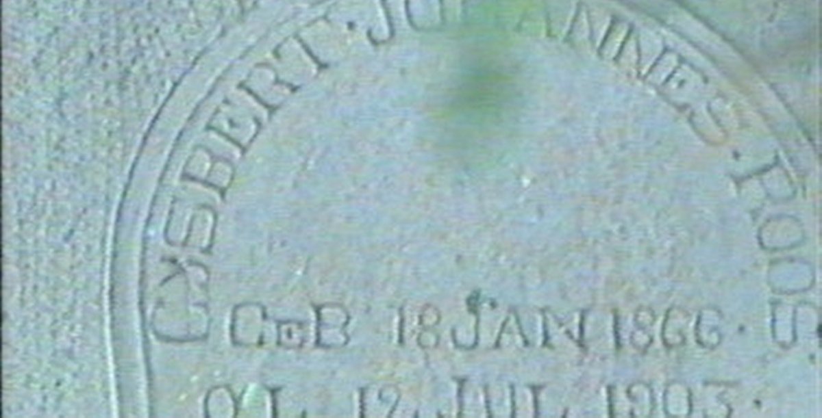 ROOS Gysbert Johannes 1866-1903