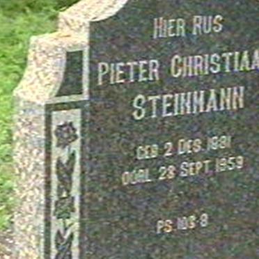 STEINMANN Pieter Christiaan 18?1-1959
