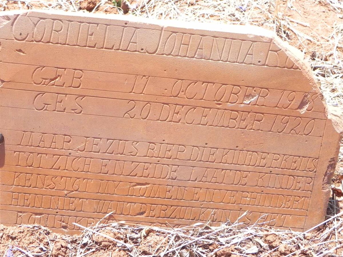 ? Cornelia Johanna 1918-1920