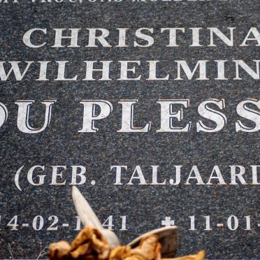 PLESSIS Christina Wilhelmina, du nee TALJAARD 1941-2015