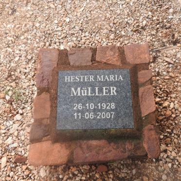 MÜLLER Hester Maria 1928-2007