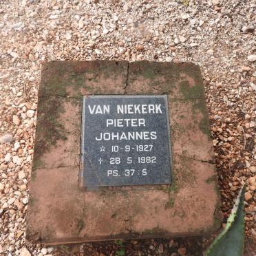 NIEKERK Pieter Johannes, van 1927-1982