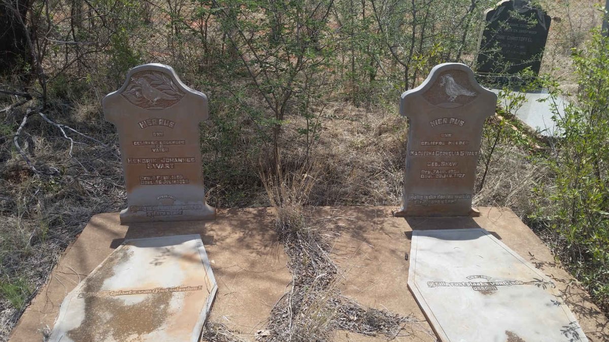 SWART Hendrik Johannes 1850-1925 &amp; Magritha Cornelia SNOW 1853-1927