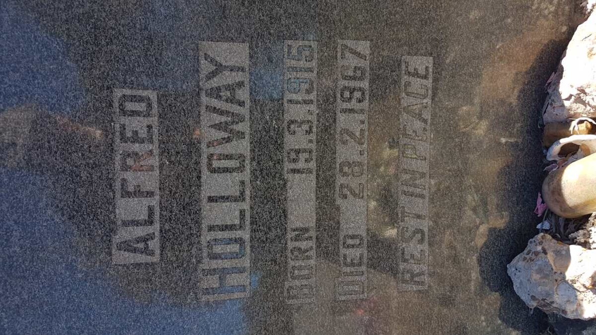 HOLLOWAY Alfred 1915-1967