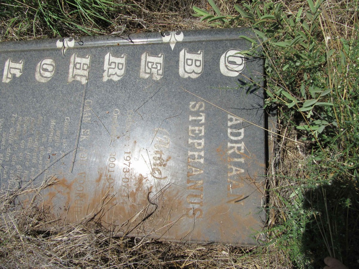 OBERHOLZER Adriaan Stephanus 1973-2001