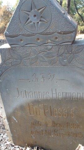 PLESSIS Johannes Hermanus, du 1887-1902