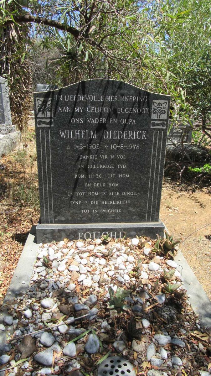 FOUCHE Wilhelm Diederick 1903-1978