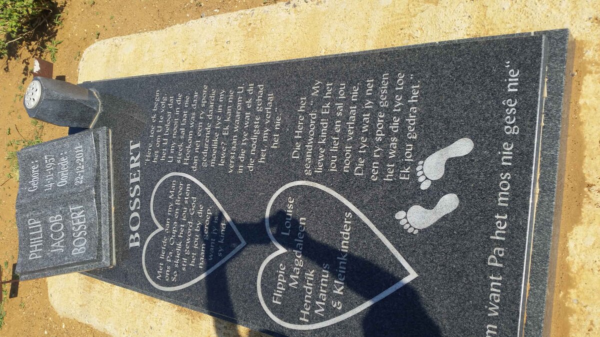 BOSSERT Phillip Jacob 1957-2011