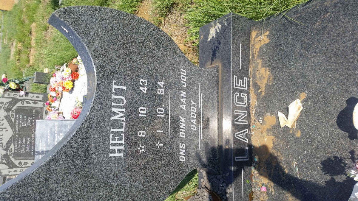 LANGE Helmut 1943-1984