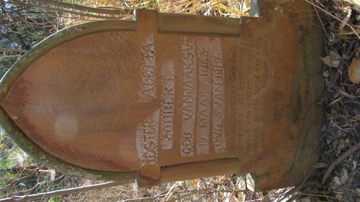 JOUBERT Hester Aletta nee VAN JAARSVELD 1843-1919