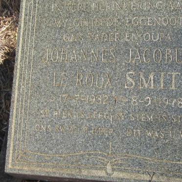 SMIT Johannes Jacobus le Roux 1932-1978