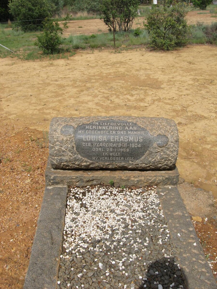 ERASMUS Louisa nee FERREIRA 1904-1959