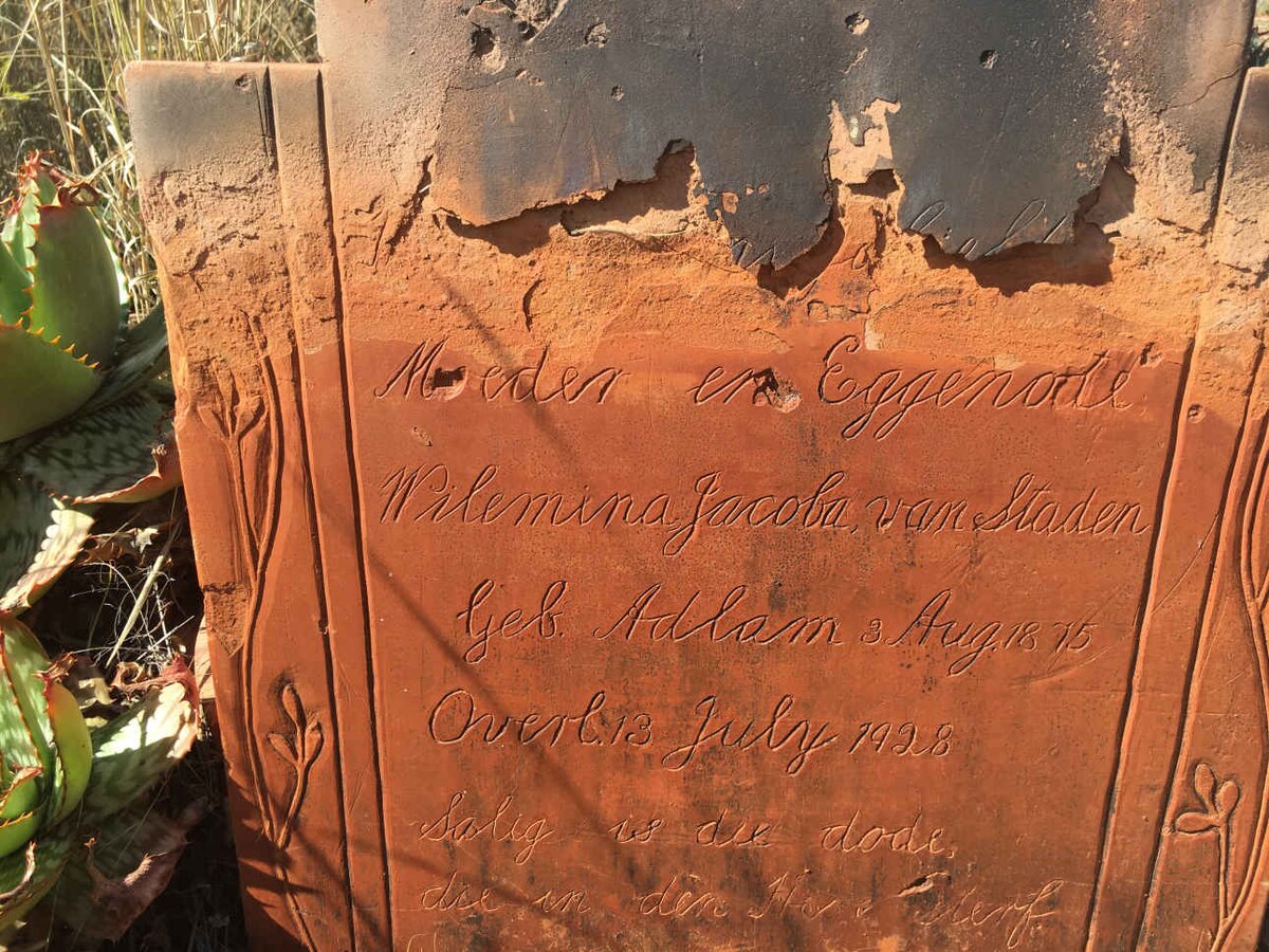STADEN Wilemina Jacoba, van nee ADLAM 1875-1928
