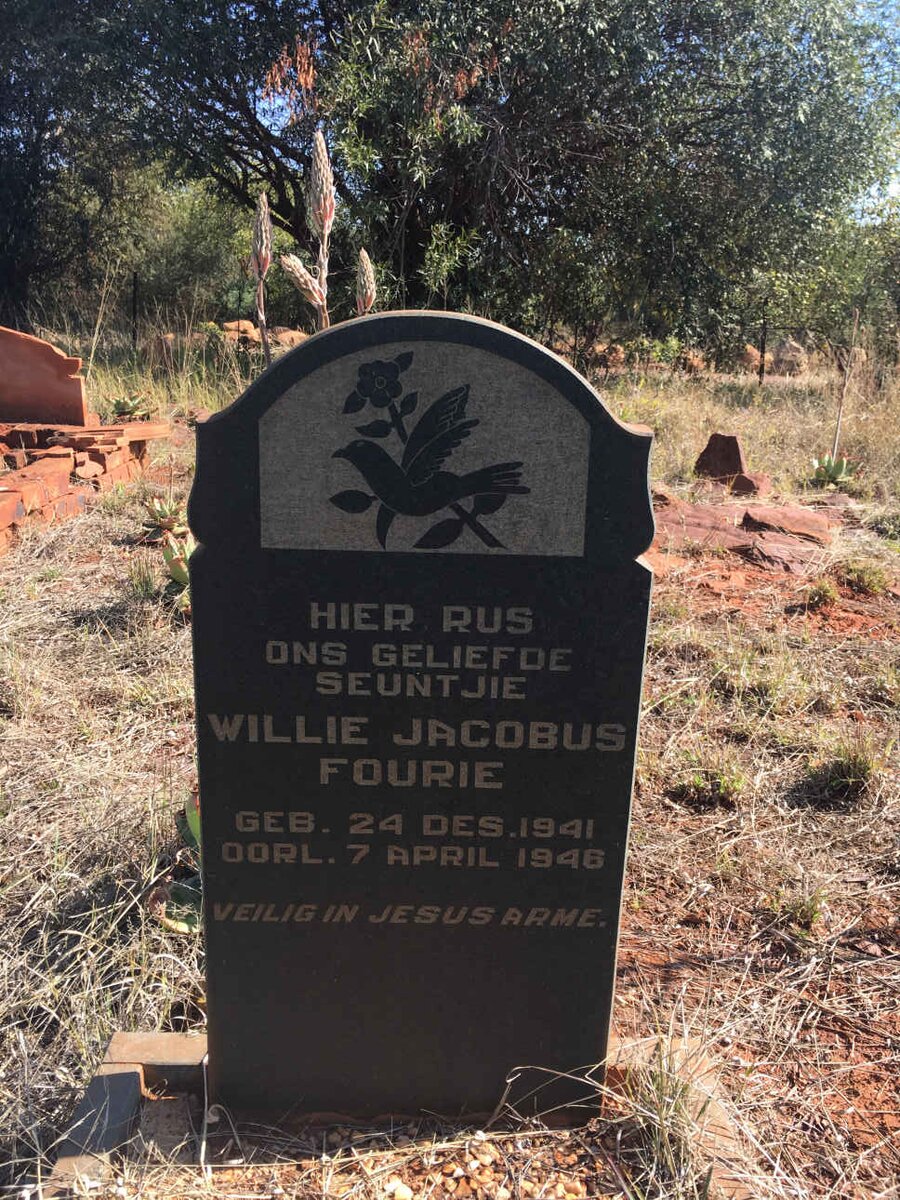 FOURIE Willie Jacobus 1941-1946