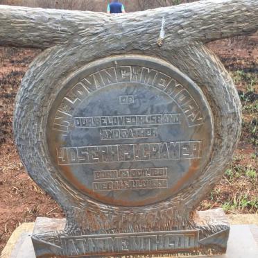 CRAMER Joseph J. 1881-1931