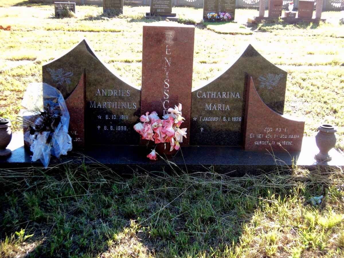 NYSSCHEN Andries Marthinus 1918-1998 &amp; Catharina Maria JACOBS 1926-